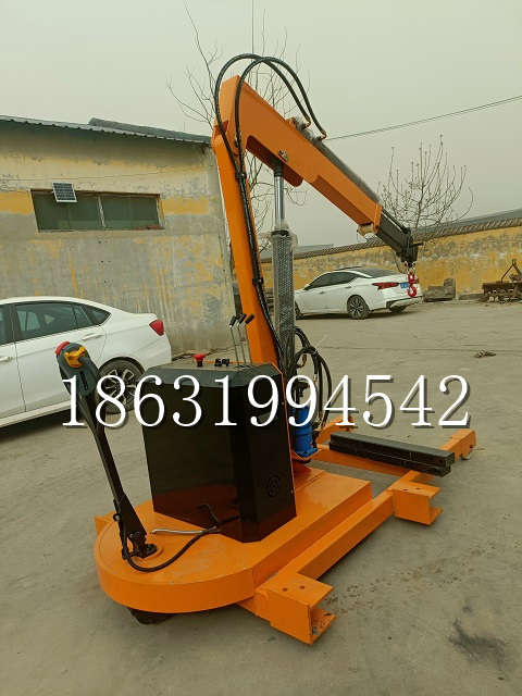 天津自卸车厢随车吊 自制轮式四不像起重机 四驱平板吊 5吨 贵盛